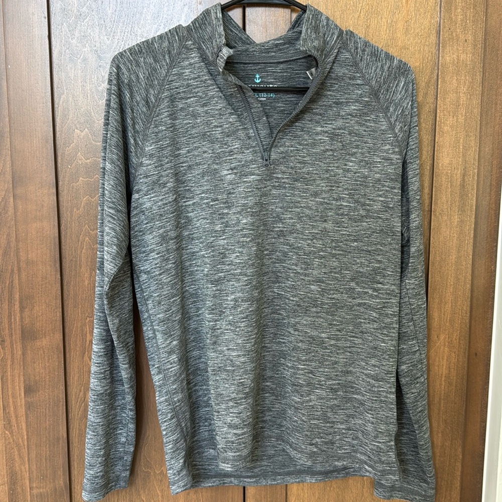 Like New XL J. Crew Kids' active half-zip pullover